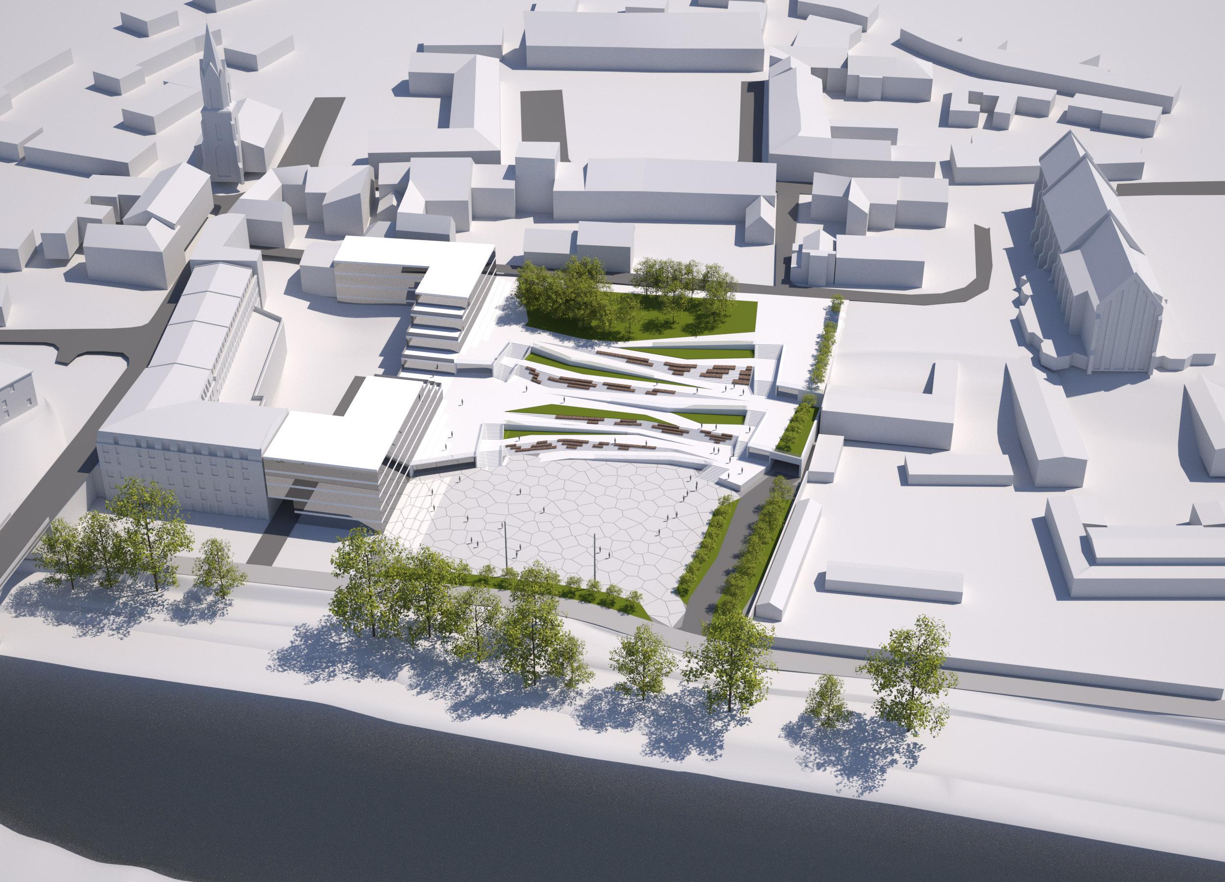 Zielone Tarasy w Oświęcimiu: nowoczesna urbanistyka w służbie dziedzictwa staromiejskiego